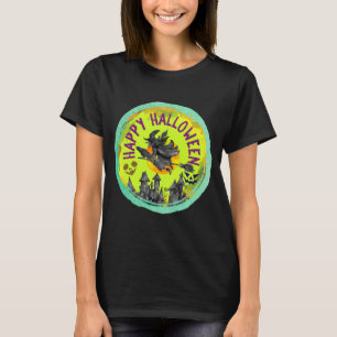 T-shirt Halloween Lime green Joyeux