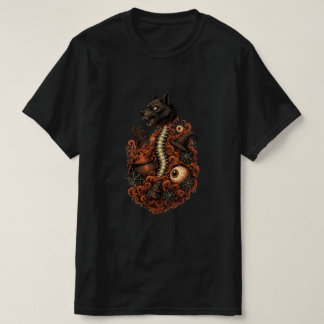 T-shirt Halloween Loup-Garou Gothique Vintage