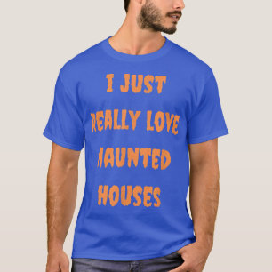 T-shirt Halloween Maison Hantée Éffrayant Automne Goth Aut
