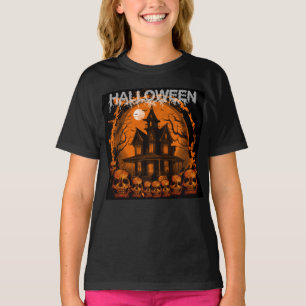 T-SHIRT HALLOWEEN MAISON HANTÉE ÉPRAVANTABLE CRÂNES