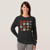 T-shirt Halloween Math Puzzle Teaser Cerveau (Devant entier)