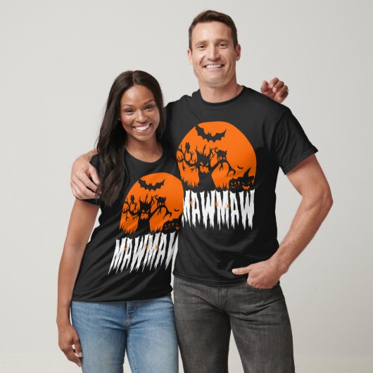 T-shirt Halloween Mawmaw Effrayant 31 Octobre Cadeau (Unisexe)