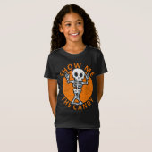 T-Shirt Halloween Me Montrez-Moi Le Squelette Candy (Devant entier)