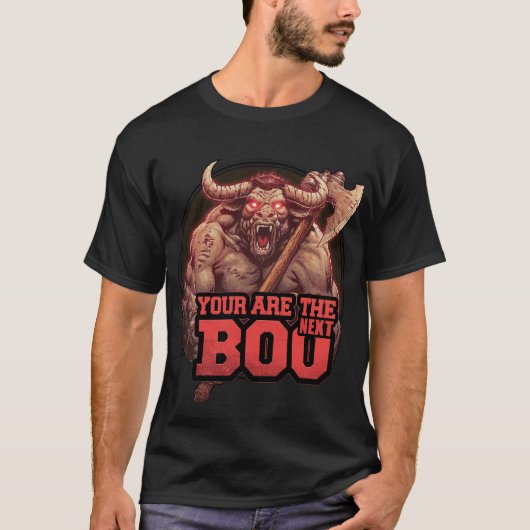 T-shirt halloween Minotaur - Vous êtes le prochain Boo (Devant)