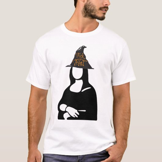 T-Shirt HALLOWEEN Mona Lisa (Devant)