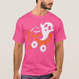T-shirt Halloween Monster Truck Ghost Citrouille