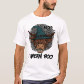 T-SHIRT HALLOWEEN MOO I SIGNIFIE BOO COWBOY | WILD WEST (Devant)