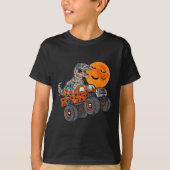 T-shirt Halloween Mummy T Rex Monster Truck Boys Enfants A (Devant)