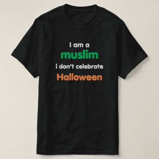 T-shirt Halloween musulman (Design devant)