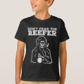 T-shirt Halloween Ne Craindre Reefer Grim Reaper Drôle Cos (Devant)