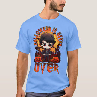 T-shirt Halloween n'est jamais fini Chibi Vampire Boy