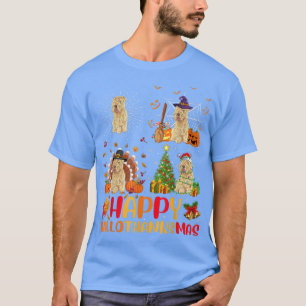 T-shirt Halloween Noël drôle Wheaten Terrier Dog Hall