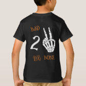 T-shirt Halloween Noir Mauvais Deux L'Os 2e Anniversaire (Dos)