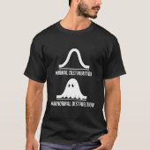 T-shirt Halloween Normal Distribution Paranormal Math (Devant)