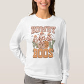 T-shirt Halloween occidentale "Howdy Boos" Ghosts Cowboy C (Devant)
