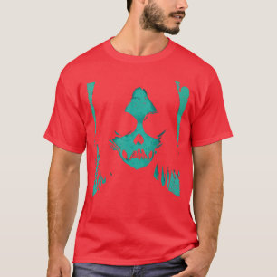T-shirt Halloween Occulte Art Sombre Gothique Horreur Femm