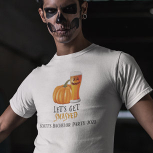 T-shirt Halloween On se fait casser la bière de la fête de