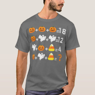 T-shirt Halloween Ordre des opérations Quiz Math Enseignan