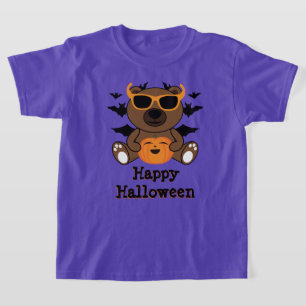 T-shirt Halloween ours citrouille Cool mignon Personnalise