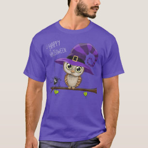 T-shirt Halloween Owl Happy Halloween 3731