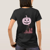 T-shirt Halloween "Peek a Boo" personnalisé Mommy-to-be (Dos)