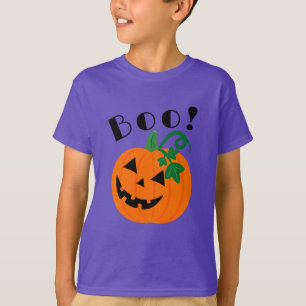 T-shirt Halloween Personnalisé Jack-o'-lantern Boo