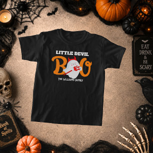 T-shirt Halloween Petit Diable Boo Garçon Tenue de Famille