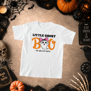 T-shirt Halloween Petit Fantôme Boo Garçon Famille Assorti