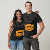 T-shirt Halloween Pocket Cane Corso Scary Jack O Lantern (Unisexe)