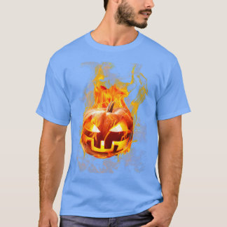 T-shirt Halloween porte-bougie slim Horor Fear et Ha