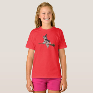 T-shirt Halloween pour enfants avec un caniche mig