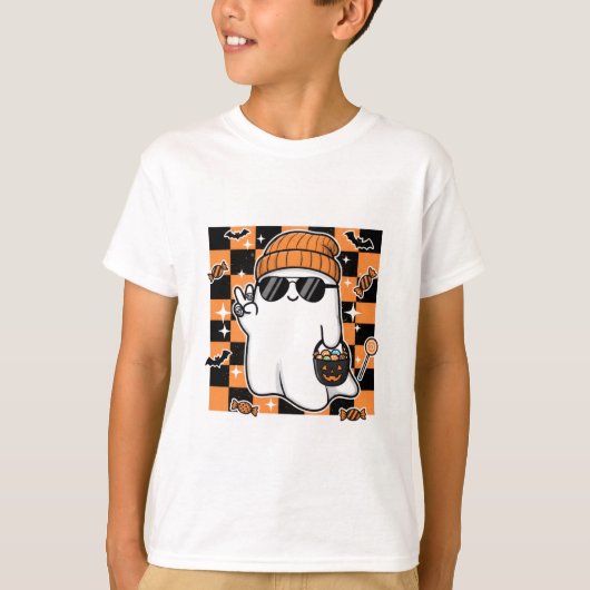 T-shirt Halloween pour garçons (Devant)