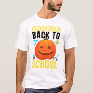 T-shirt Halloween Pre K Teacher Spooking Back To School Co