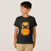 T-shirt Halloween Pugkin (Devant entier)