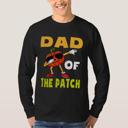 T-shirt Halloween Pumpkin Patch Dad Of The Patch Jack O La (Devant)
