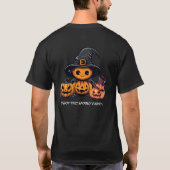 T-Shirt : HALLOWEEN Pumpkins #1 (Achterkant)