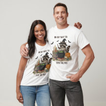 Halloween Raccoon Wizard Funny Modern Tri-Blend