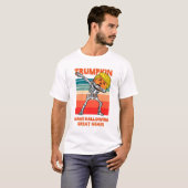 T-shirt Halloween Rêveur de Trumpkin 3 dab rétro (Devant entier)