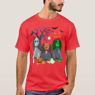 T-shirt Halloween Roi Charles Spaniel Chien Sorcier Scary