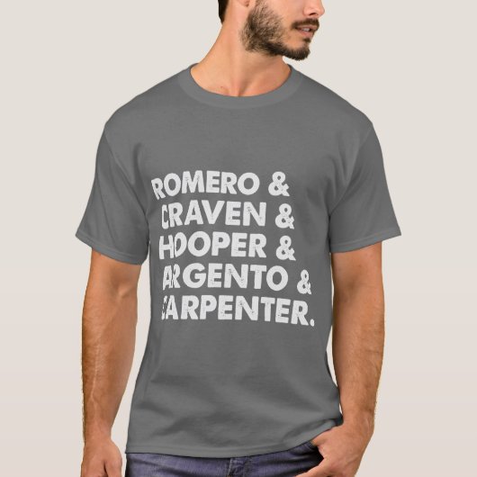 T-shirt Halloween Romeo Craven Hooper Argento penter (Devant)