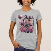 T-shirt Halloween rose-éffrayant-Halloween-Haunted-Rose (Devant)