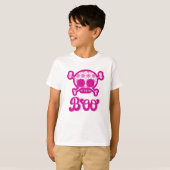 T-shirt Halloween rose vif (Devant entier)