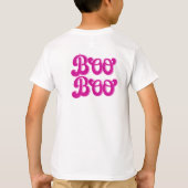 T-shirt Halloween rose vif (Dos)
