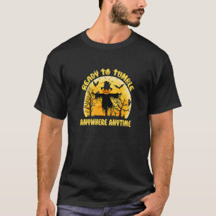 T-shirt Halloween Scarecrow prêt à taper le Citrouille