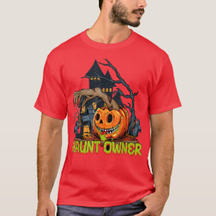 T-shirt Halloween Scary Haunt Thème Maison Haunt Propriéta
