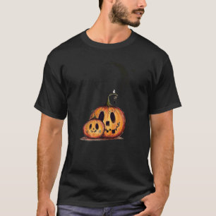 T-shirt Halloween Scray Citrouille Face Halloween Soirée
