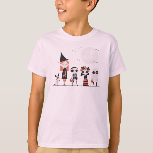 T-shirt Halloween simple mais élégant | Chemise à manches (Devant)