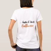 T-shirt Halloween Skeleton (Dos)