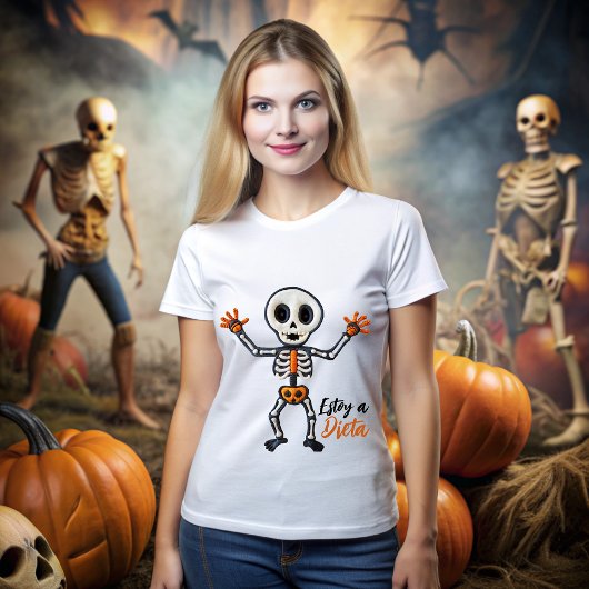 T-shirt Halloween Skeleton