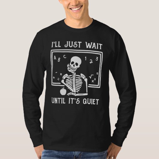 T-shirt Halloween Skeleton (Devant)